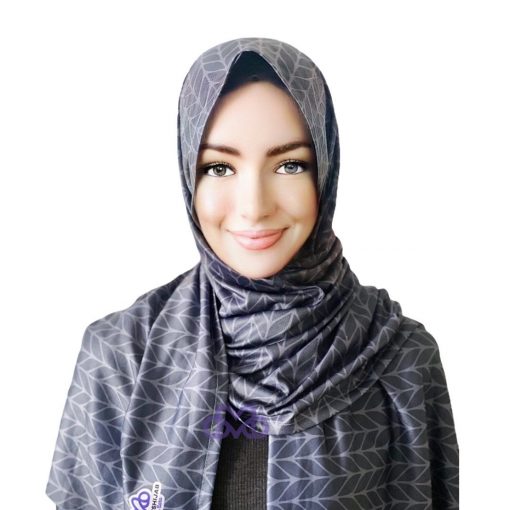 MYSPORTSHIJAB EZDryLight Active Shawl, PTT Outdoor, Kettlebell Grey,