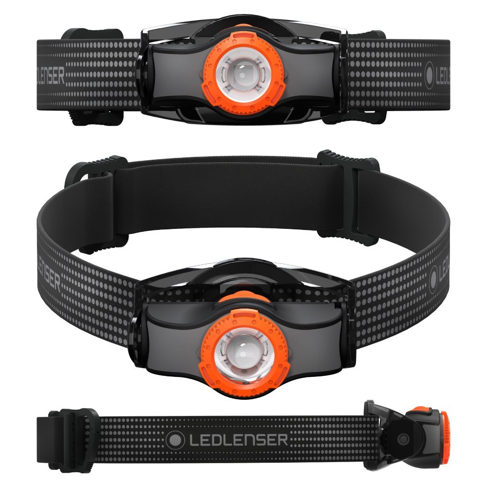 LED Lenser MH3 Headlamp, AA Battery, 200 Lumens at 92g, Advanced Focus System, Dual Power Source, Rapid Focus, headlight, night hiking, lamp, lampu kepala