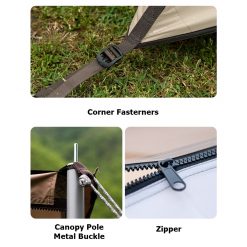 NATUREHIKE Cloud Desk Twin Tower Shelter Tent, PTT Outdoor, NATUREHIKE Cloud Desk Twin Tower Shelter Tent 1,