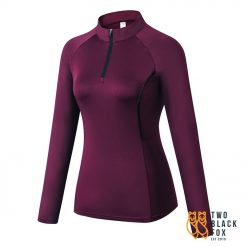 TBF Female High Neck Long Sleeve, inner, outer, women, active, sports, outdoor, indoor, running, cycling, marathon, black, wine red, high neck long sleeve, high neck long sleeve shirt, turtle neck, high neck long sleeve top, high neck long sleeve crop top