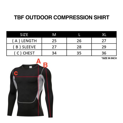 TBF Outdoor Compression Shirt, PTT Outdoor, sz 2,
