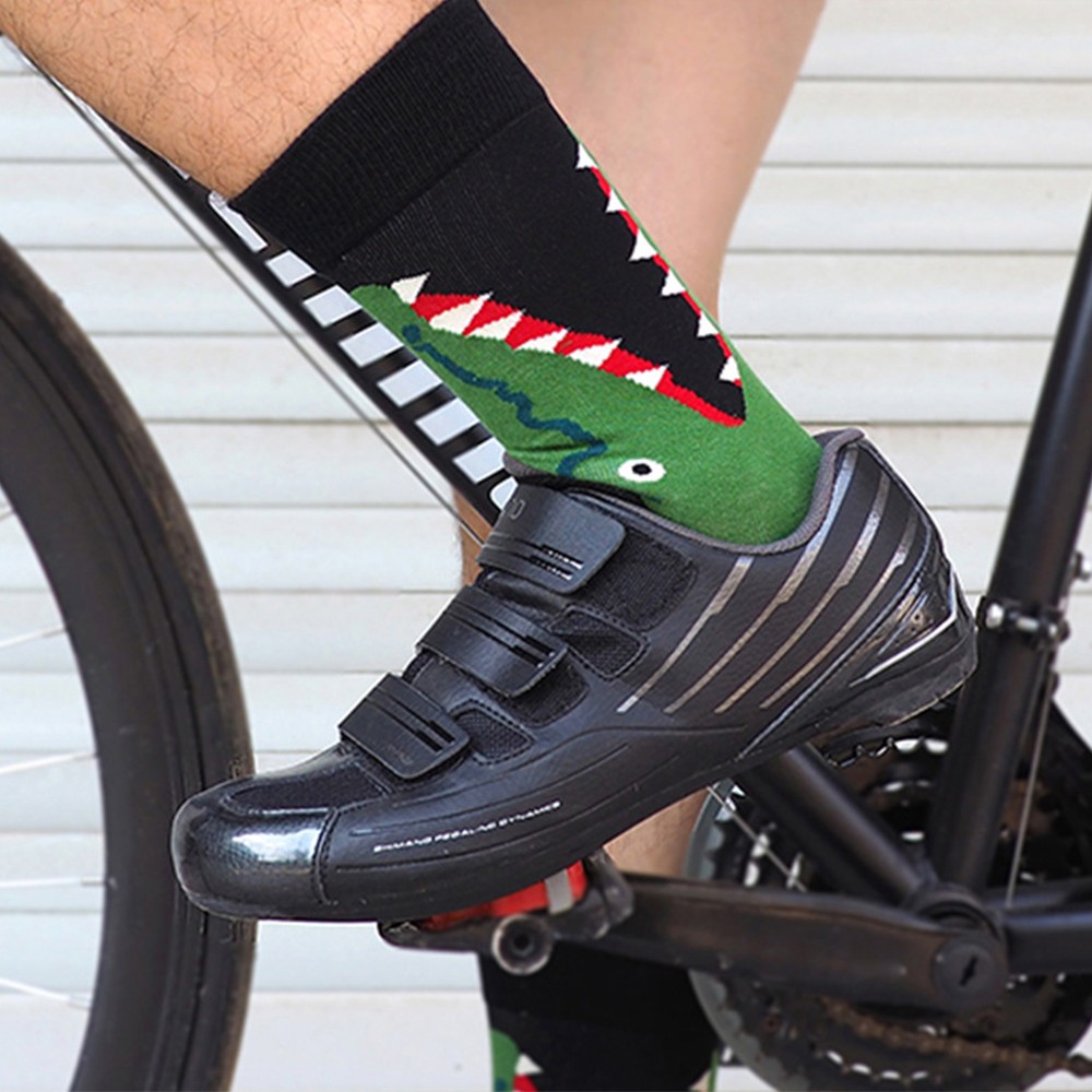 TBF Outdoor Cycling Socks, cartoon, stoking, stokin, length, full, running, high, travel