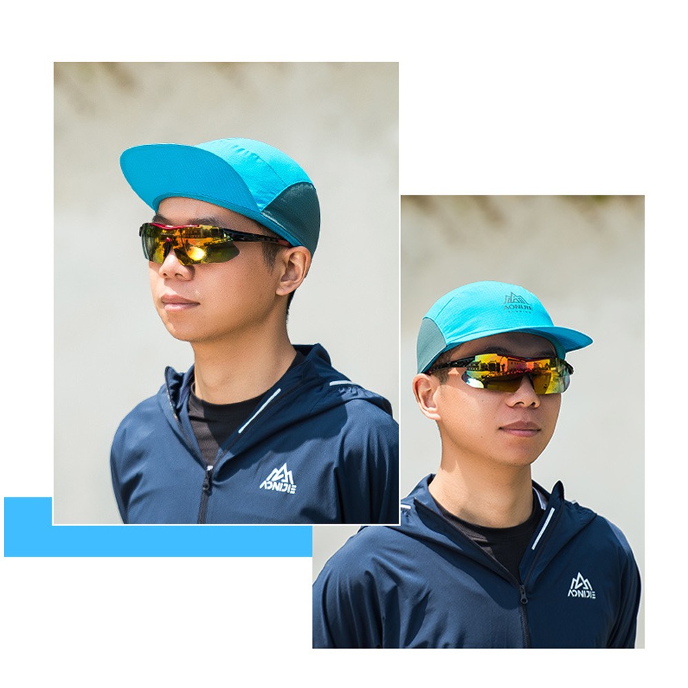 AONIJIE Outdoor Athletic Cap, cap, topi, outdoor, lightweight, breathable, cycling, running, 