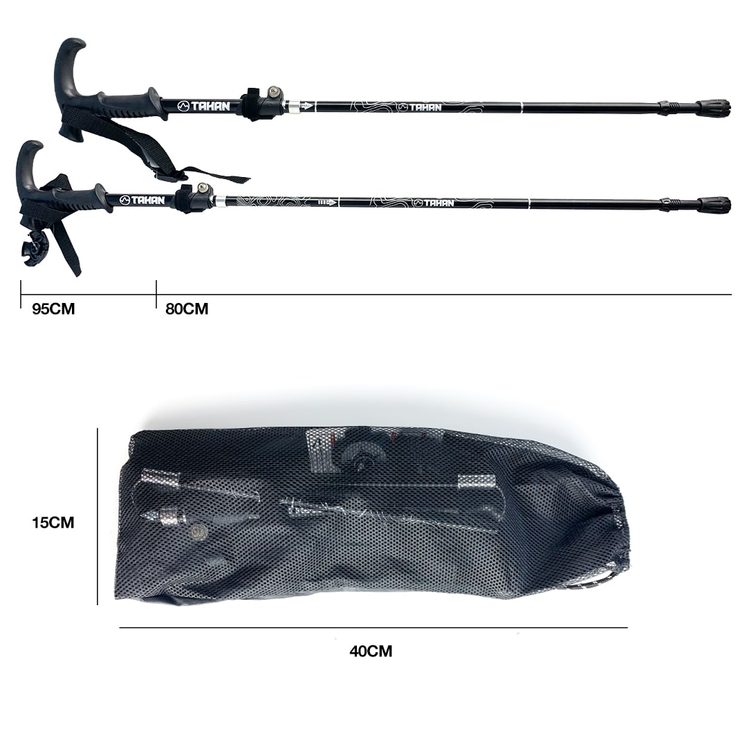 TAHAN 3-Section Foldable Hiking Stick 10 TAHAN 3-Section Foldable Hiking Stick, hiking stick, hiking poles, trekking poles, hiking pole stick, walking stick