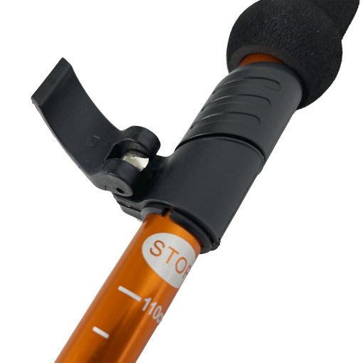 TAHAN 3-Section Foldable Hiking Stick, PTT Outdoor, TAHAN 3 Section Foldable Hiking Stick Orange 4,