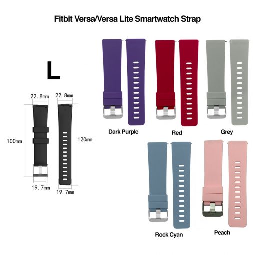 FITBIT Versa/Versa Lite Waterproof Smartwatch Strap, PTT Outdoor, Fitbit Versa Versa Lite Waterproof Smartwatch Strap L 1,