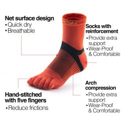 NATUREHIKE Quick Dry Running Toe Socks, PTT Outdoor, Naturehike Quick Dry Running Toe Socks 5,