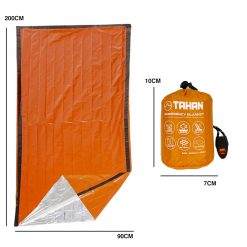 Tahan Emergency Blanket, water-resistant, foldable, multiple use, useable, anti-tears, camping, outdoor, tent and hammock, TAHAN Dayhike Combo Deal