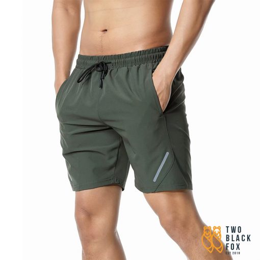 TBF Mens Quick Dry Sports Shorts Green