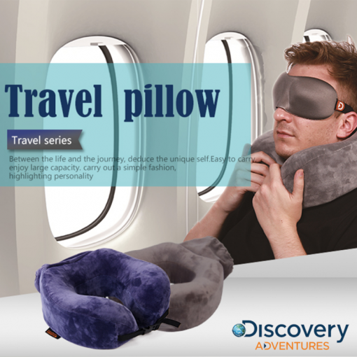 DISCOVERY ADVENTURES 2-in-1 Travel Pillow, PTT Outdoor, pillow5,