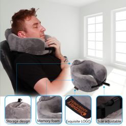 DISCOVERY ADVENTURES 2-in-1 Travel Pillow, PTT Outdoor, pillow6,