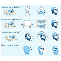 Multipurpose Outdoor Bandana, bandana, bandana scarf, bandana headband, head bandana, bandana for men