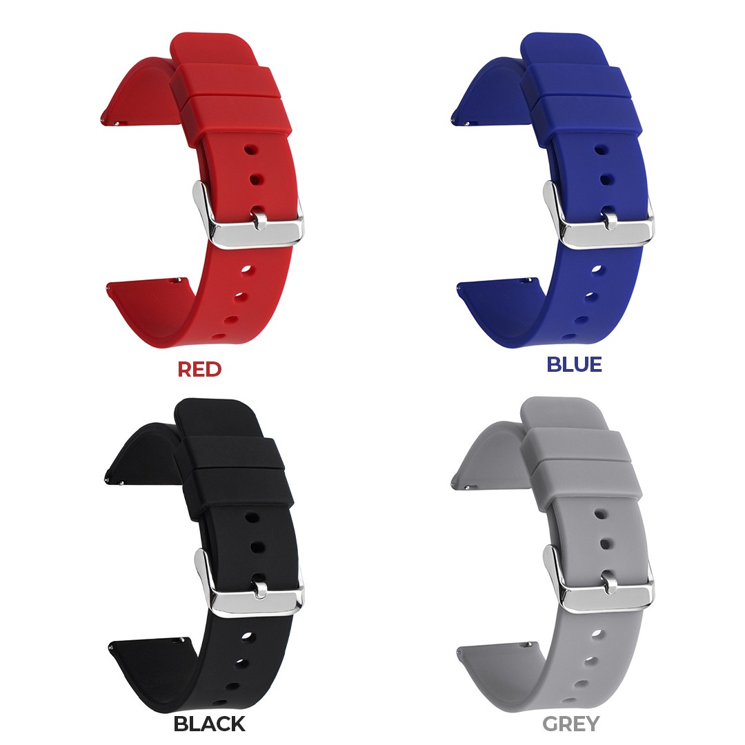 GARMIN/SAMSUNG/AMAZFIT Smartwatch Strap, silicone, comfortable and soft, 4 colors to choose, removeable, replacement, tali jam, lightweight, rubber, breathable, smartwatch, sport watch, digital
