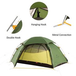 NATUREHIKE New 20D Cloud Peak 2 Person Hexagonal Tent, PTT Outdoor, NATUREHIKE New 20D Cloud Peak 2 Person Hexagonal Tent 1,