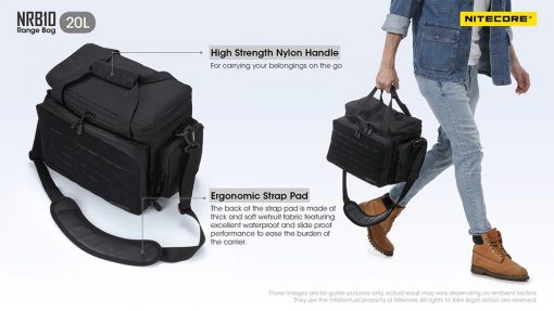 NITECORE NRB10 20L Multi-Purpose Shoulder Bag, PTT Outdoor, NITECORE NRB10 20L Multi Purpose Shoulder Bag 10,