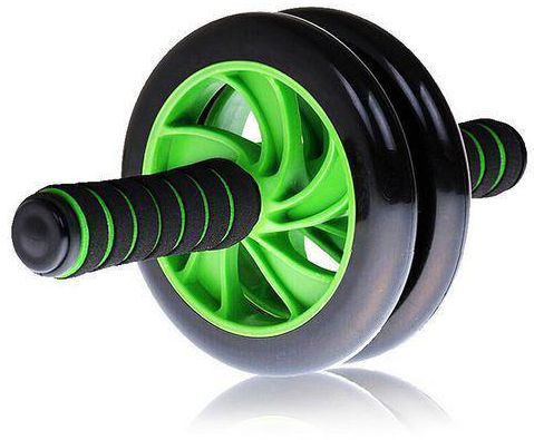 Abs Roller with Double Wheel, PTT Outdoor, Abs roller green,