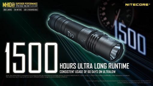 NITECORE MH10S USB Rechargeable Flashlight, PTT Outdoor, H32bfce8a3d8c44efa25ca831330a0eb9H,