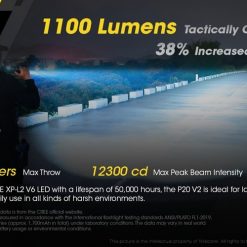 NITECORE P20 V2 LED Flashlight, PTT Outdoor, Hd09c8603705b4e5f976eea11dc39d695B,