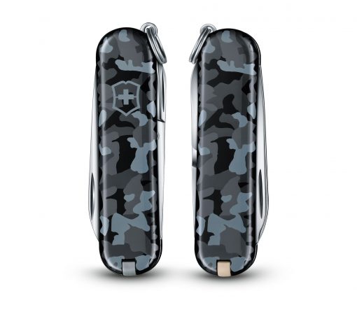 VICTORINOX Classic SD Camouflage Multitool Pocket Knife, PTT Outdoor, SAK 0 6223 942 S2,