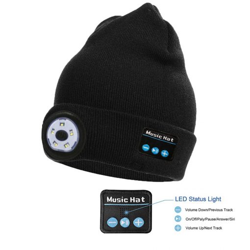 TBF Bluetooth Knitted Hat with LED Light, PTT Outdoor, TBF Bluetooth Knitted Hat with LED Light 1,