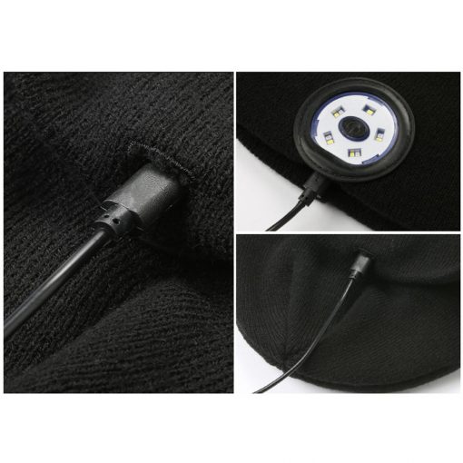 TBF Bluetooth Knitted Hat with LED Light, PTT Outdoor, TBF Bluetooth Knitted Hat with LED Light 2,