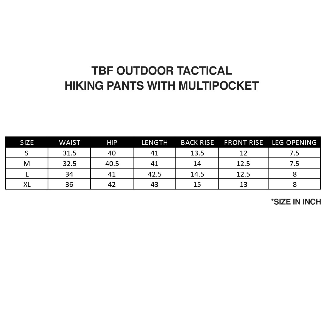 TBF Outdoor Tactical Hiking Pants with Multipocket 10 TBF Outdoor Tactical Hiking Pants with Multipocket, hiking pants, hiking pants men, long hiking pants, best casual hiking pants, mens hiking pants sale