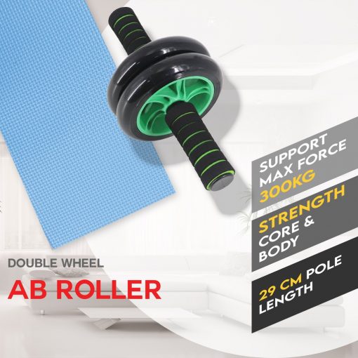 Abs Roller with Double Wheel, PTT Outdoor, c38f361826838a8340ffd7b509aa7e20,
