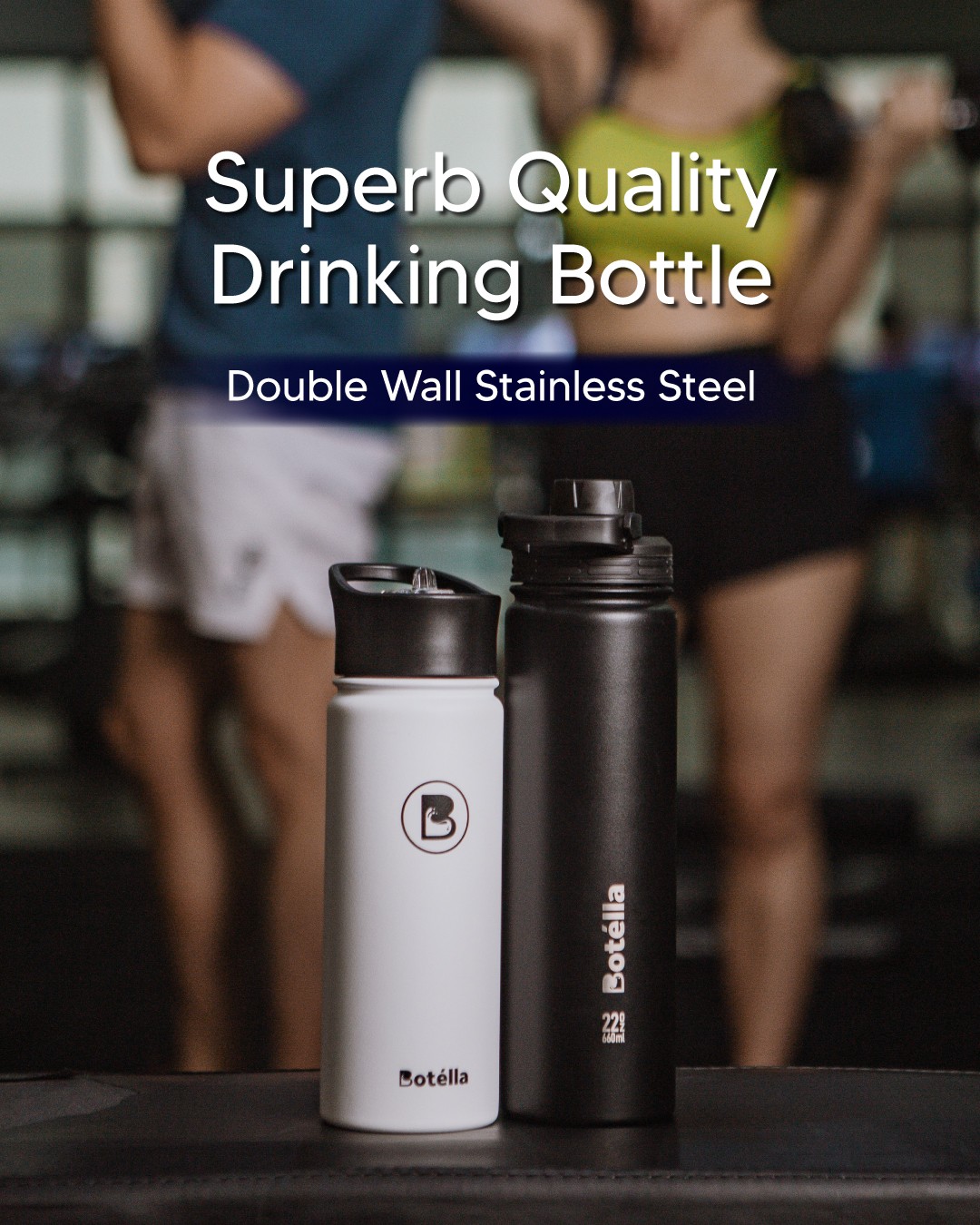 BOTELLA 18OZ Vacuum Flask with Lid