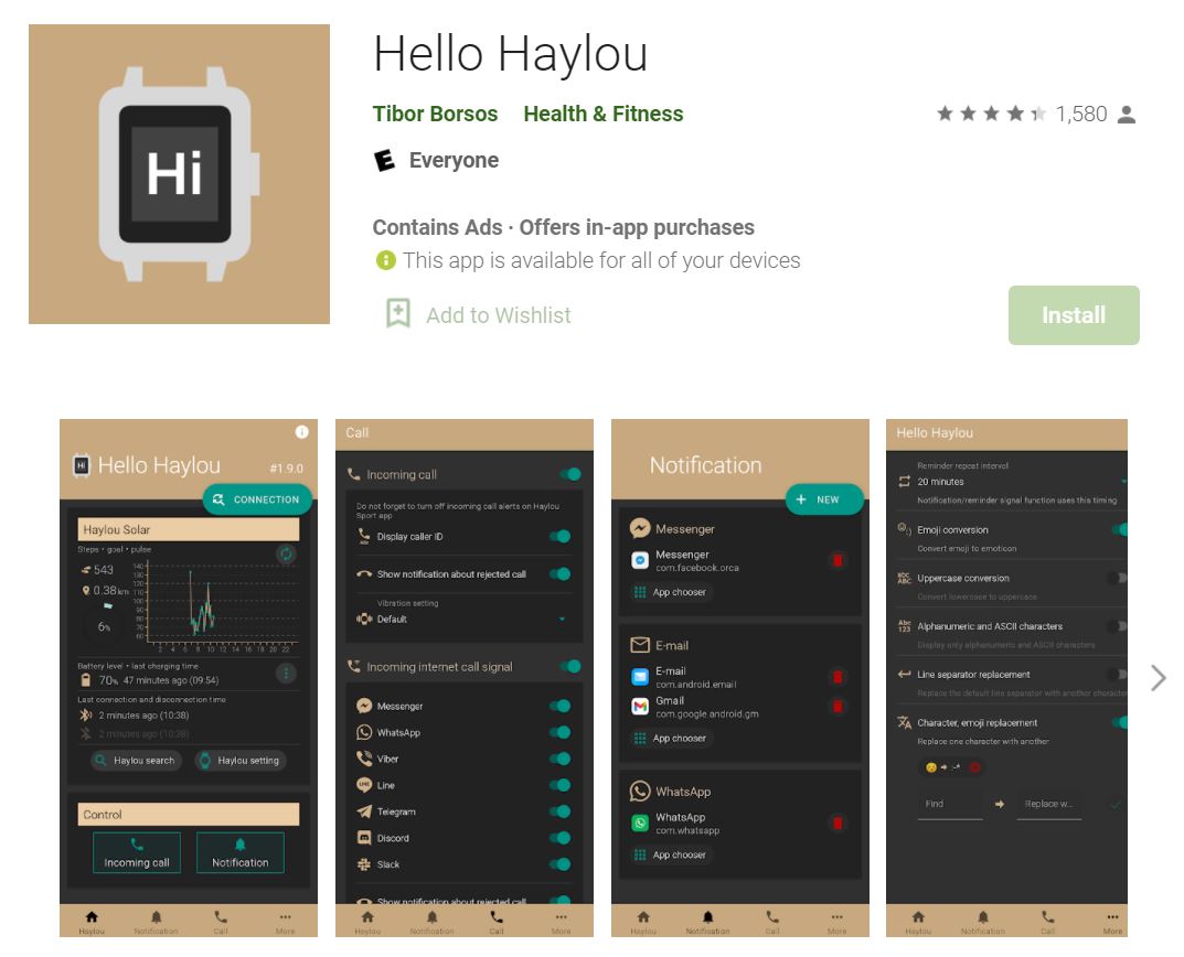 haylou solar application