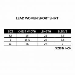 LEAD Women Sport Shirt, PTT Outdoor, LEAD Women Sport Shirt SZ,