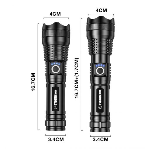 TAHAN M18 850Lumens LED Torchlight, PTT Outdoor, TAHAN M18 LED Torchlight 1,