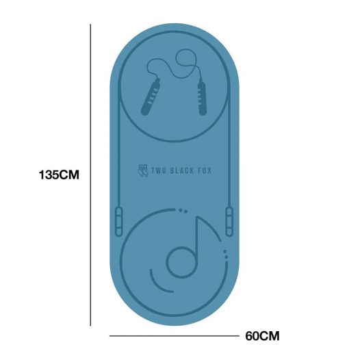 TBF Indoor Skipping Yoga Mat, PTT Outdoor, TBF Criss cross Skipping Mat SZ,