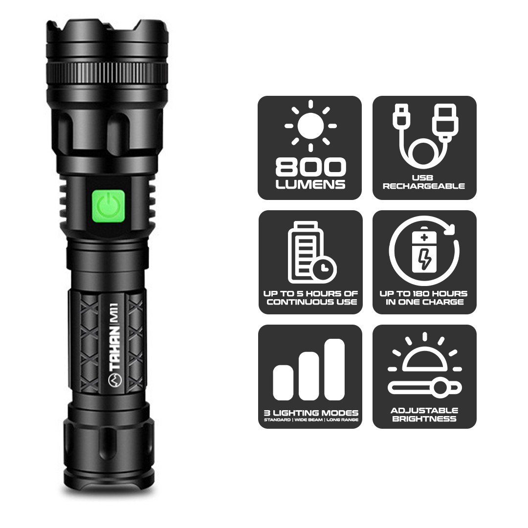TAHAN Dayhike Combo Deal, PTT Outdoor, Tahan M11 LED Torchlight 2 1,