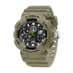 X-Gear Outdoor Sport Watch, PTT Outdoor, X Gear 3796D Army Green,