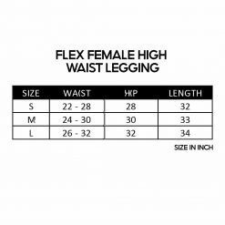 Flex Female High Waist Legging, PTT Outdoor, Flex Female High Waist Legging sz,