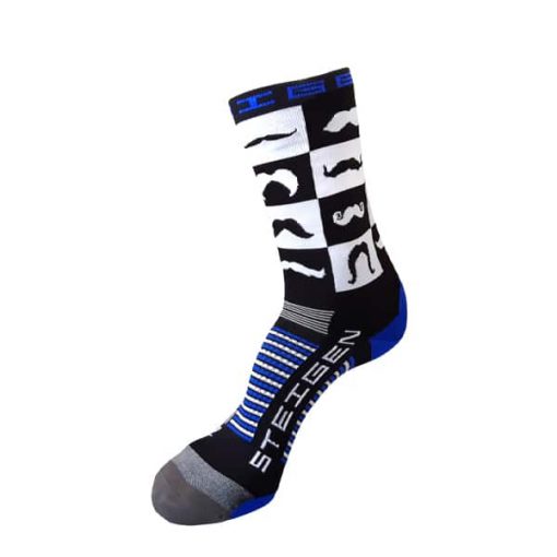 STEIGEN 3/4 Length Anti Blister Socks, PTT Outdoor, Funky Mo,