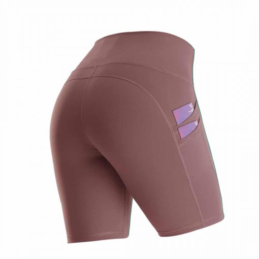 Havana Female Quarter Short Tights with Double Pocket, PTT Outdoor, Havana Female Quarter Short Tights with Double Pocket Cameo Brown 1,