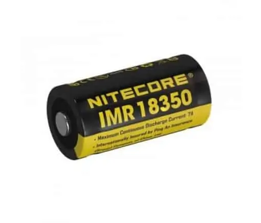 NITECORE IMR 18350 3.7V 700mAh Li-ion Rechargeable Battery, PTT Outdoor, 18350 700x600 1,