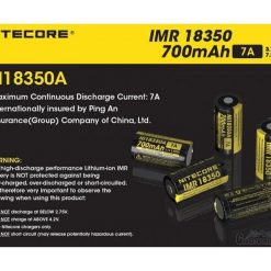 NITECORE IMR 18350 3.7V 700mAh Li-ion Rechargeable Battery, PTT Outdoor, 31 1024x1024,