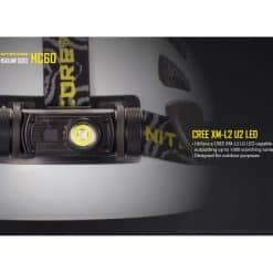 NITECORE HC60 CREE XM-L2 U2 LED 1000 Lumens Headlamp with Battery, PTT Outdoor, Nitecore HC60 EN 03 700x600 1,