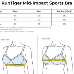 RunTiger Mid-Impact Sports Bra