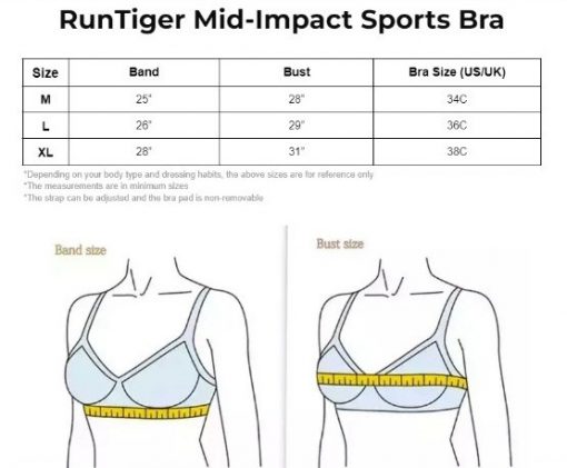 RunTiger Mid-Impact Sports Bra