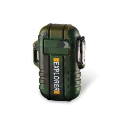 Disaster Emergency Supplies, PTT Outdoor, Explorer Waterproof Rechargeable Lighter1,
