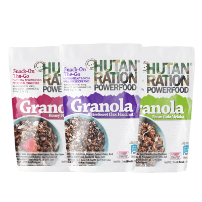 HUTAN RATION Granola Variety Pack, hutan ration, hutan ration granola, hutan ration powerfood HUTAN RATION Granola Variety Pack, Hutan Ration, Hutan Ration Energy Bar, Hutan Ration Powerfood, Healthy Energy Bars, Keto Energy Bars, Best Energy Bars, Homemade Energy Bars, Bar Tenaga