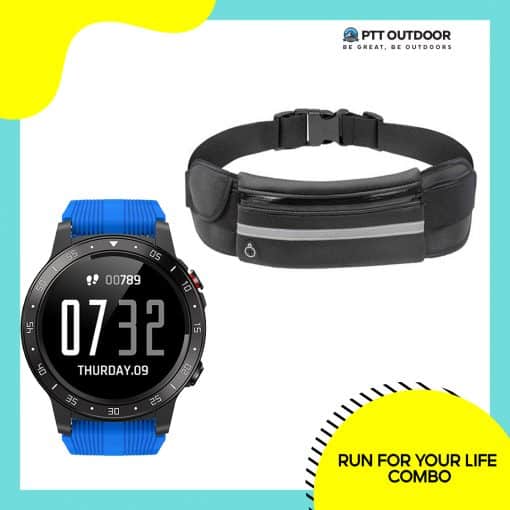 Run For Your Life Combo, run, combo, running, performance, accessories, runners, smartwatch, running belt, lightweight, water-resistant