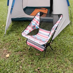 TAHAN Tribalwave Camping Chair, Ultralight Compact Foldable Camping Chair, camping chair, portable camping chair, Size: 11CM x 35Cm in weigh about 0.9KG compact camping chair, low back camping chairs, compact folding camping chairs