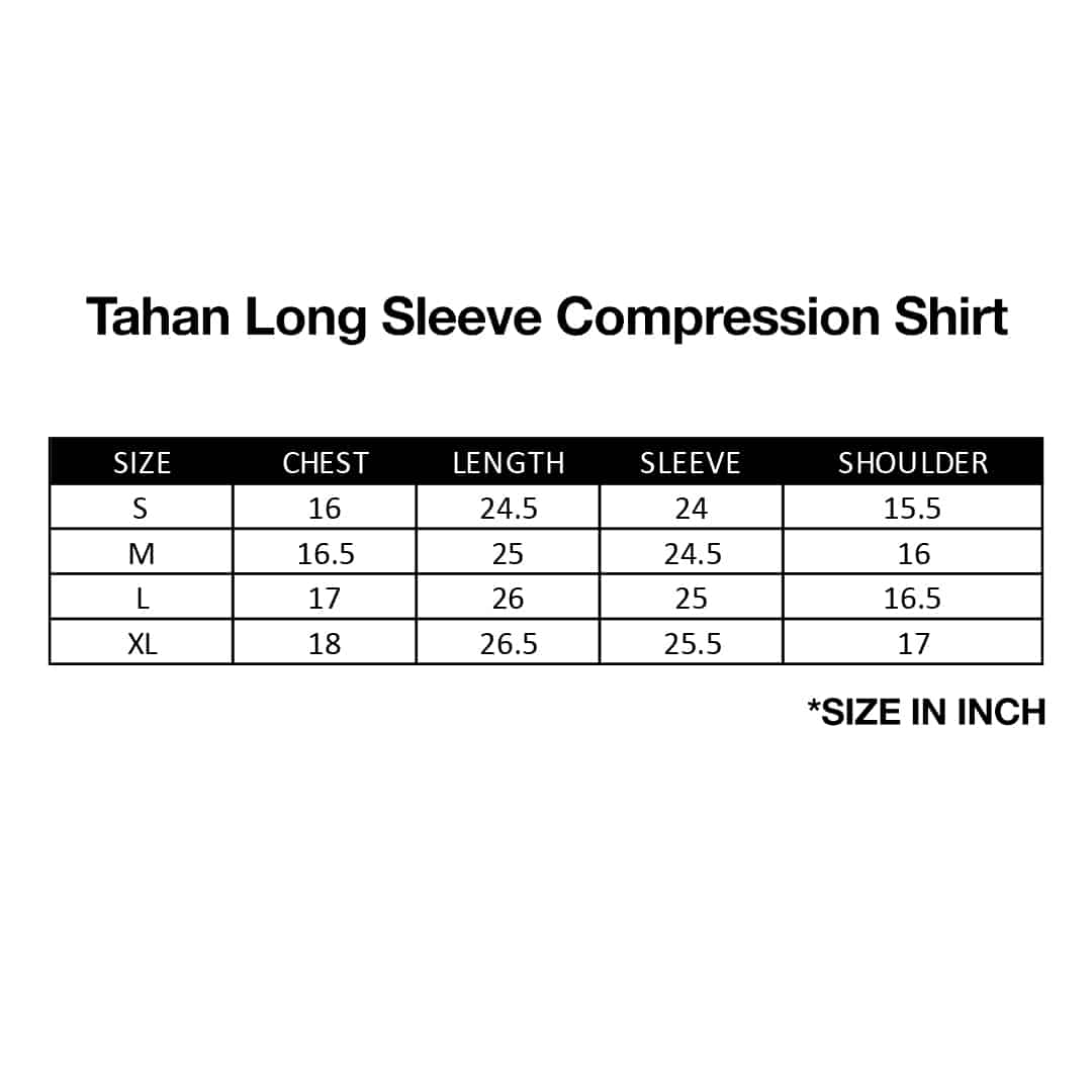 Tahan Long Sleeve Compression Shirt, Compression Shirt, Tactical Shirt, Sports Shirts, Best Quick Drying Shirts, Breathable Shirts