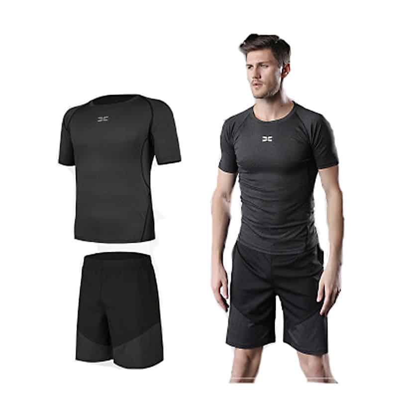 Xenoc Workout Compression Shirt Set, baju suit, cycling, fitness