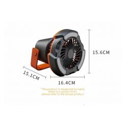 CLEARANCE SALE!, PTT Outdoor, 2 in 1 Portable Tent Fan with LED Light 2,