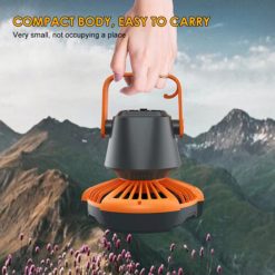 2-in-1 Portable Tent Fan with LED Light, PTT Outdoor, 2 in 1 Portable Tent Fan with LED Light 5,